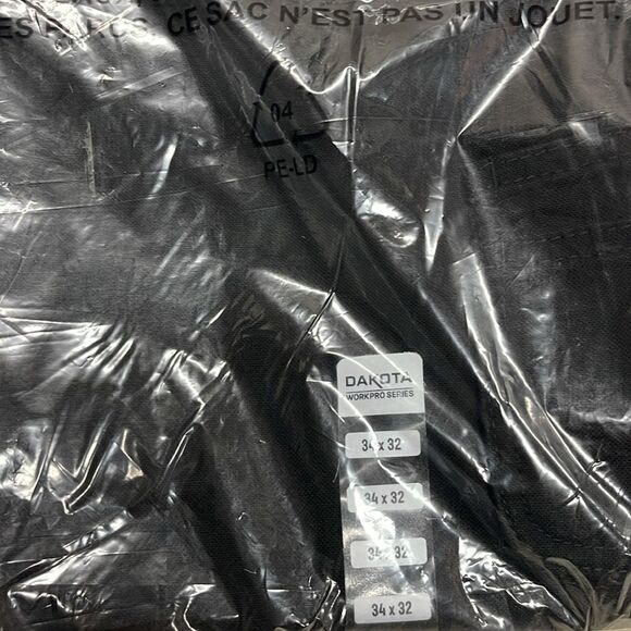 Dakota WorkPro Series Men's Stretch Duck Cargo Work Pants 34 x 32 in Black - Picture 6 of 7